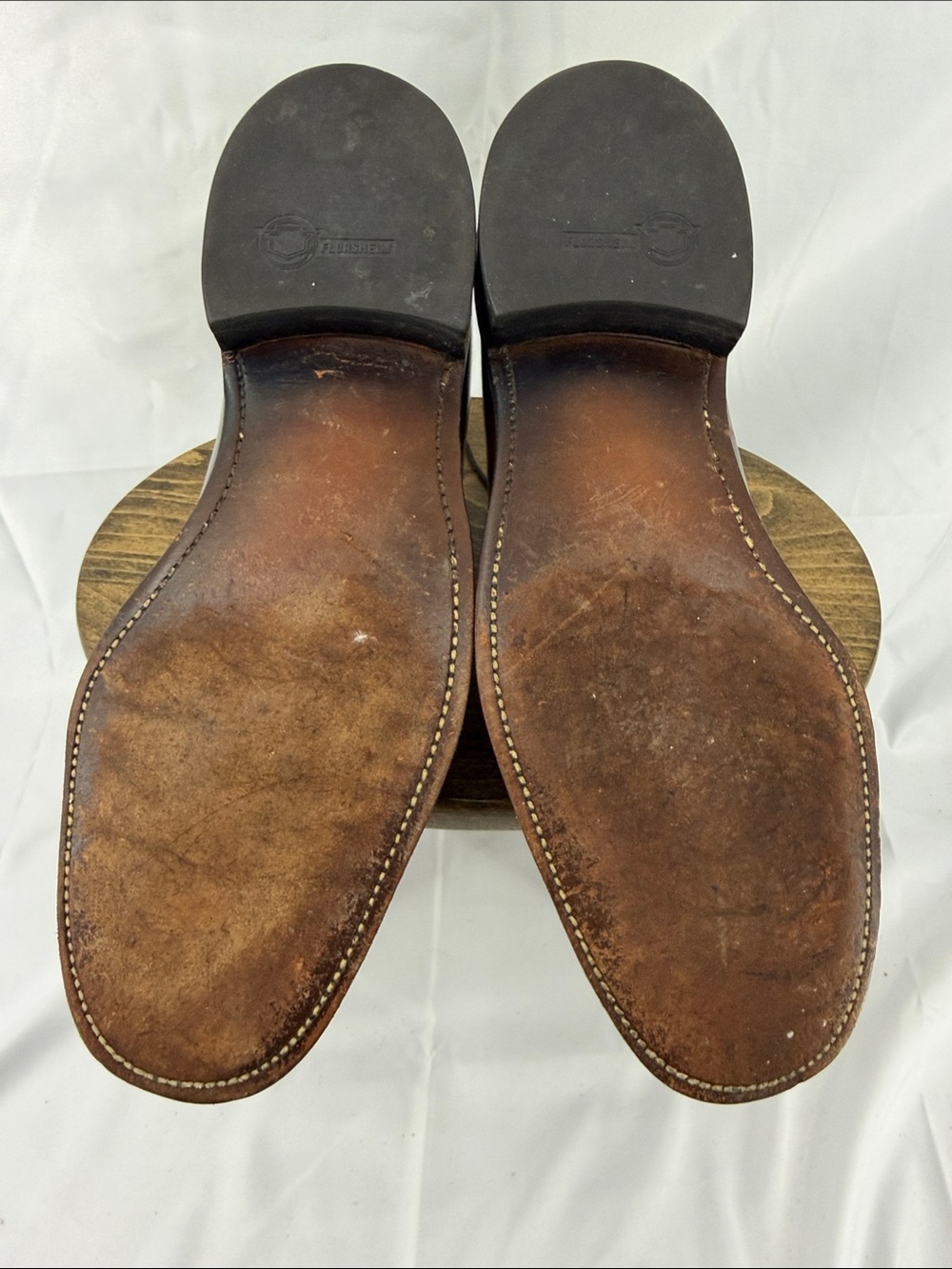 Vintage Florsheim Imperial Kenmoor Wingtip Brown Leather Oxford, Mens 9 - Picture 12 of 16